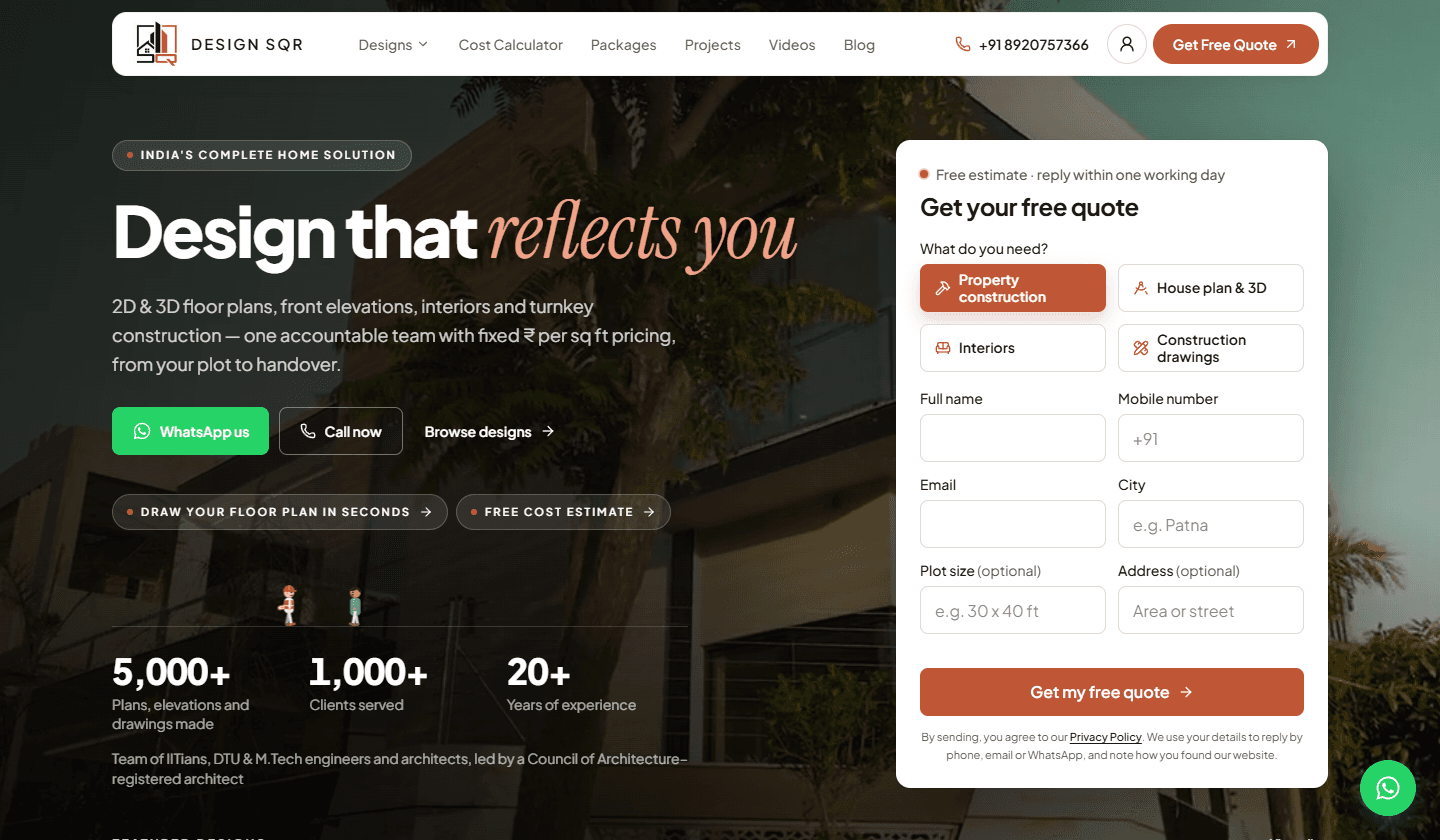 Design SQR — Website, CRM + CMS — project cover
